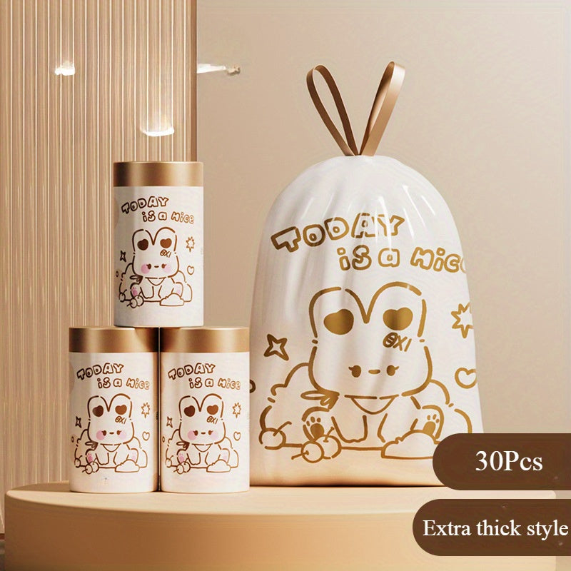 Chakana oshxona tortma chiqindi sumkasi, bosma dizayni, kuchaytirilgan sig'imi, qalin material va mustahkam muhr bilan