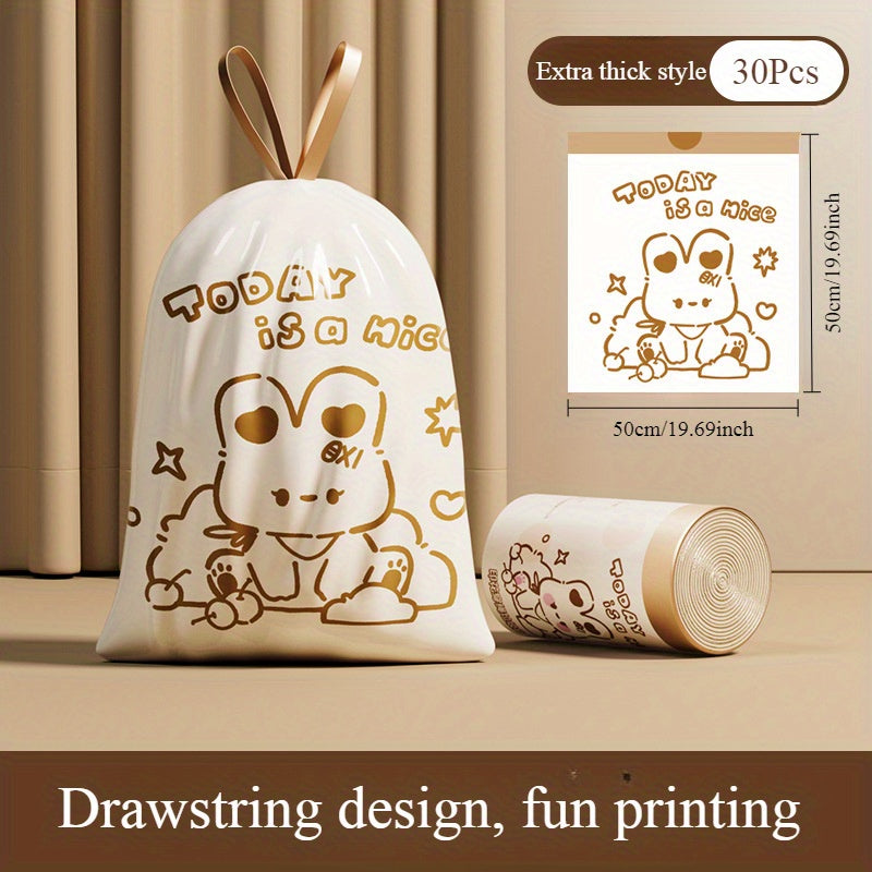 Chakana oshxona tortma chiqindi sumkasi, bosma dizayni, kuchaytirilgan sig'imi, qalin material va mustahkam muhr bilan