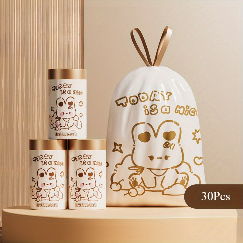 Chakana oshxona tortma chiqindi sumkasi, bosma dizayni, kuchaytirilgan sig'imi, qalin material va mustahkam muhr bilan