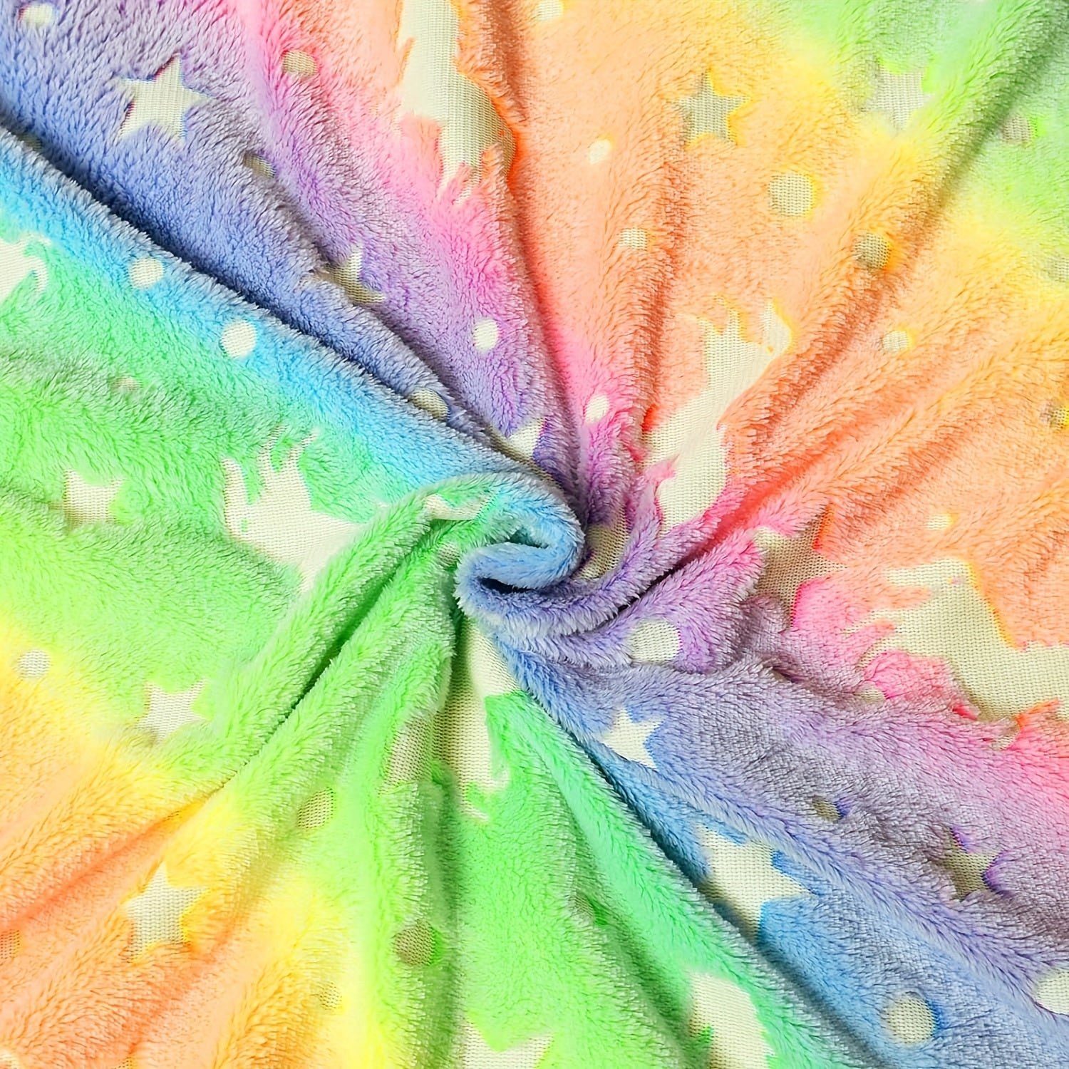 Cozy Glow-in-the-Dark Unicorn Blanket Flannel Throw for All Seasons