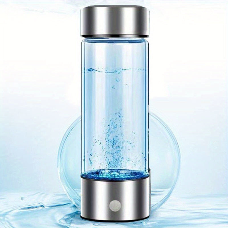 Rechargeable Water Ionizer Bottle with Filtration 420ml for Home Travel Office