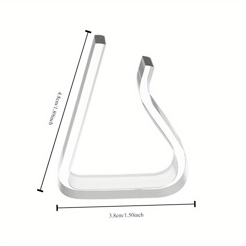Tablecloth Fixing Clips Set, Transparent, Anti-Slip, Kitchen and Party Use