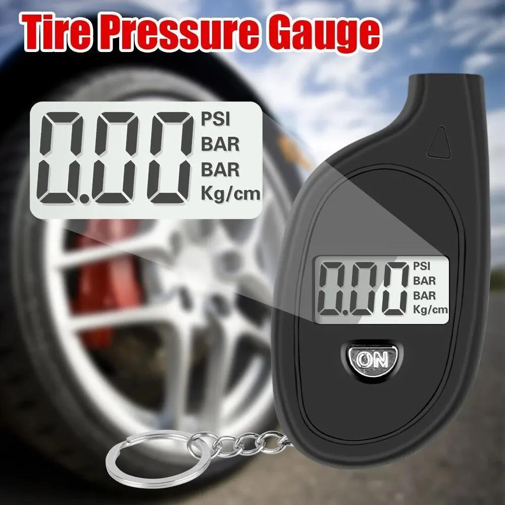Digital LCD Tire Pressure Gauge for Cars and Motorcycles Auto Manometer