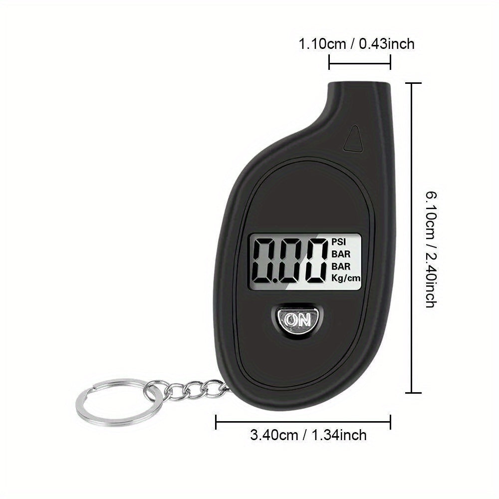Digital LCD Tire Pressure Gauge for Cars and Motorcycles Auto Manometer