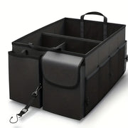 Folding Trunk Organizer for Vehicles Oxford Cloth Collapsible Durable Storage