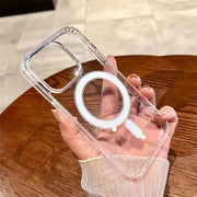 Magnetic Suction iPhone Case TPU Anti-Fall Protection for Models 11 to 15 Pro Max