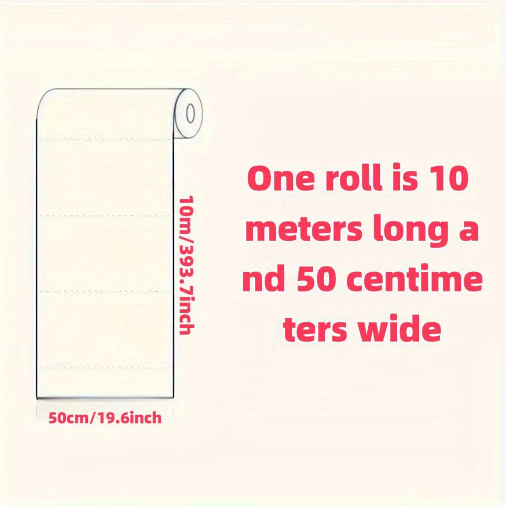 2 Rolls of Linen Pattern Wall Stickers Waterproof Self-Adhesive 10M DIY 3D Wallpaper