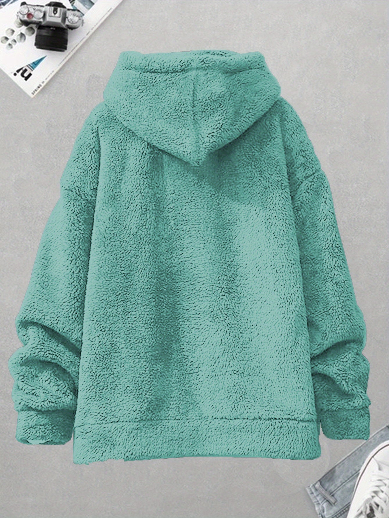 Plus Size Men's Casual Hoodie Large Double-Hood Plush Letter Design