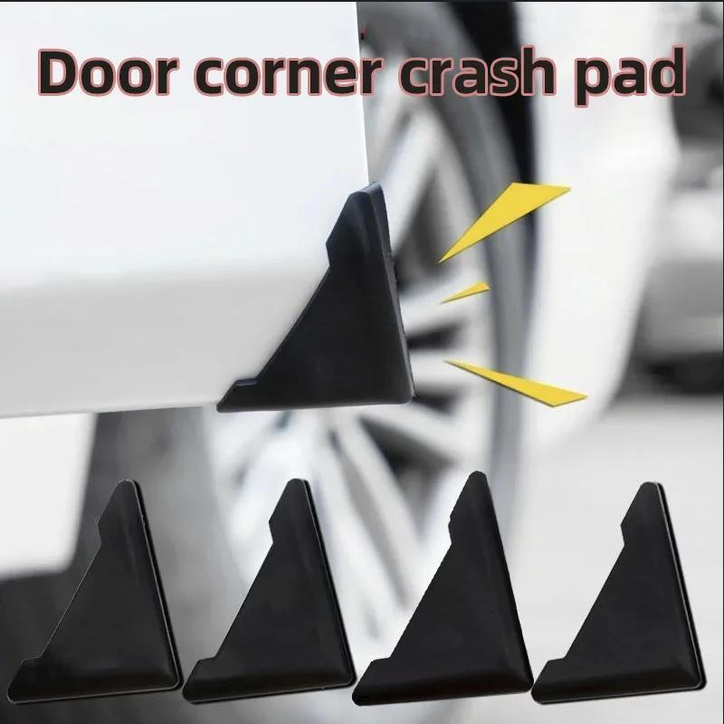 4 Pack Silicone Car Door Corner Protectors Auto Scratch Bumper Covers