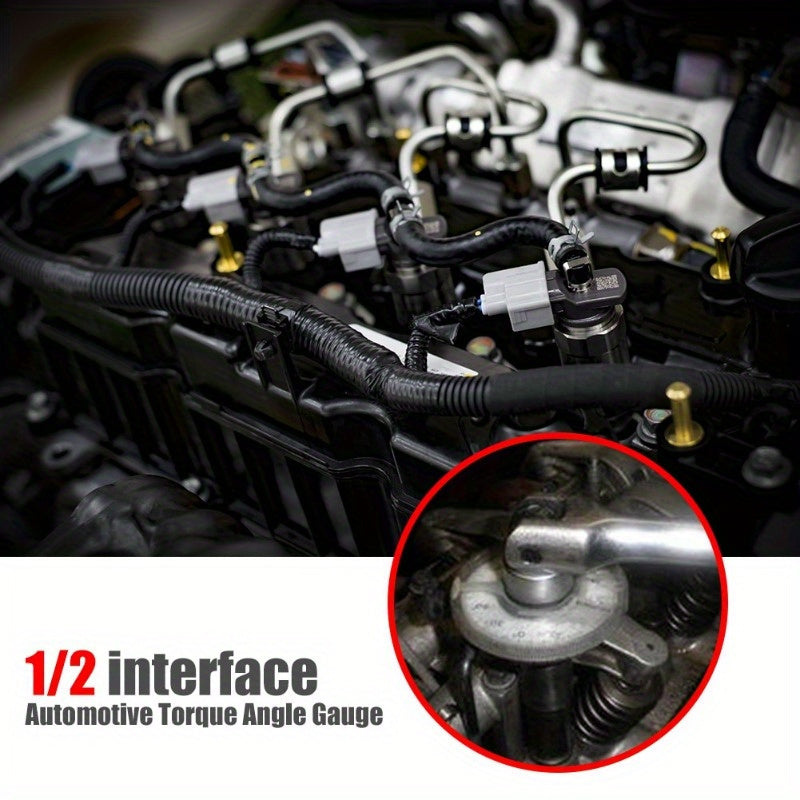 Llave dinamométrica y medidor de ángulo para un apriete preciso