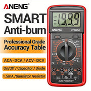 Digital Multimeter AC/DC Voltage Current Tester with Analog Display