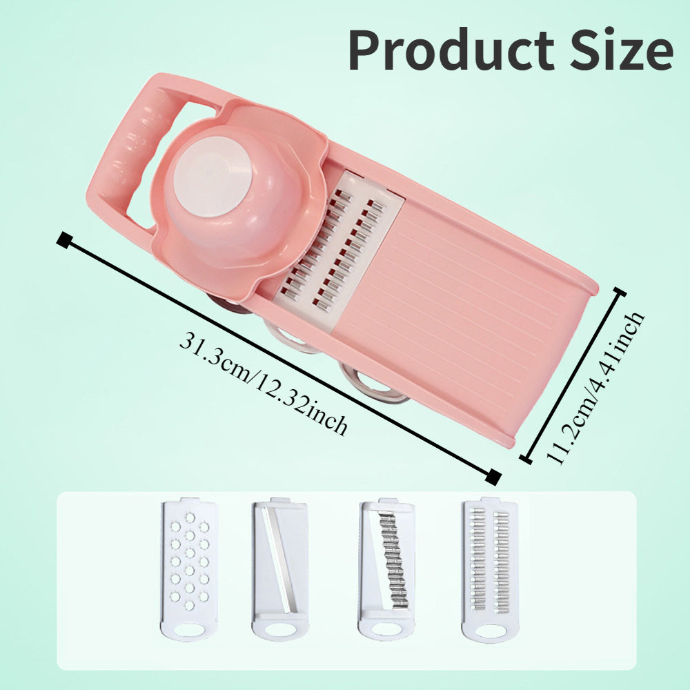 Set of 7 Manual Vegetable Choppers for Slicing and Dicing Kitchen Tools