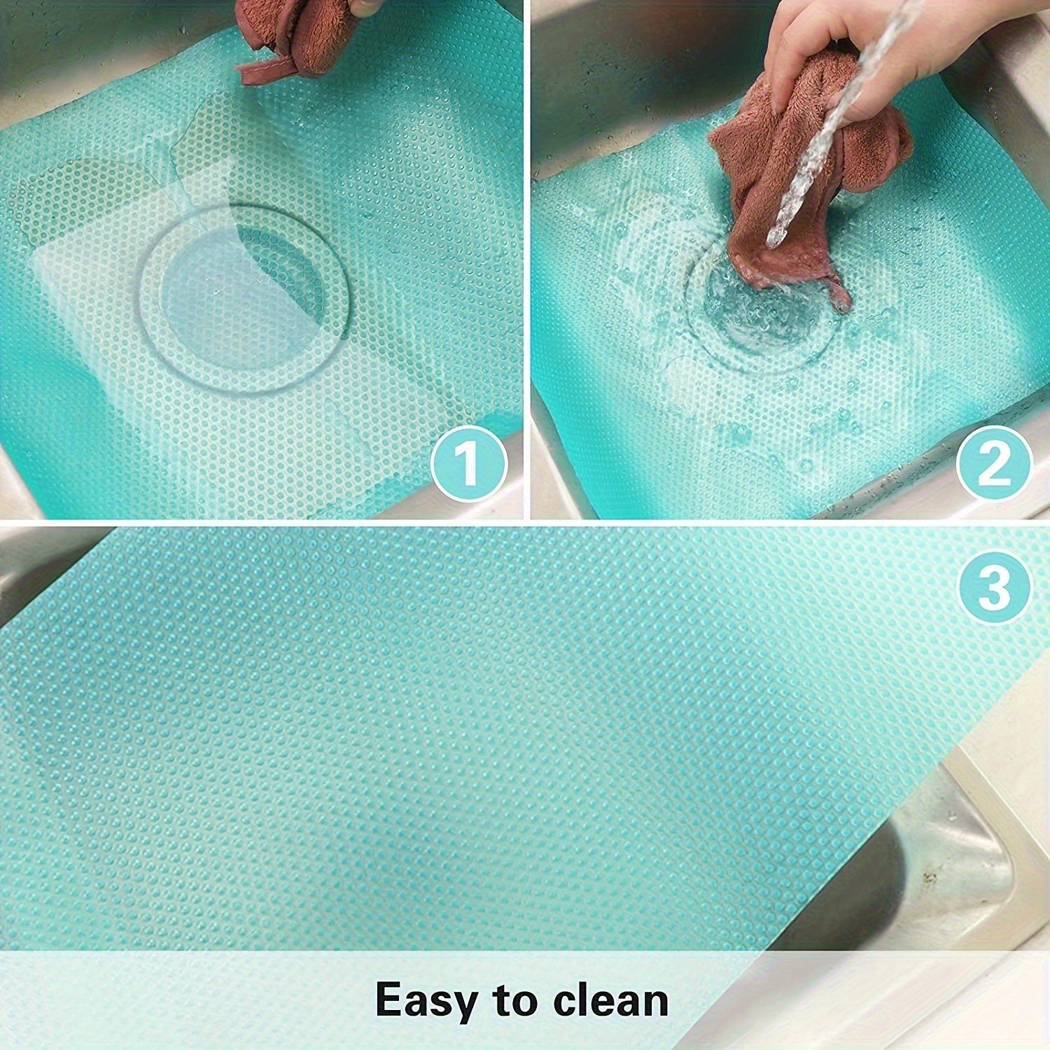 Reusable Fridge Liners Non-Slip Mats for Kitchen Organization Easy to Clean