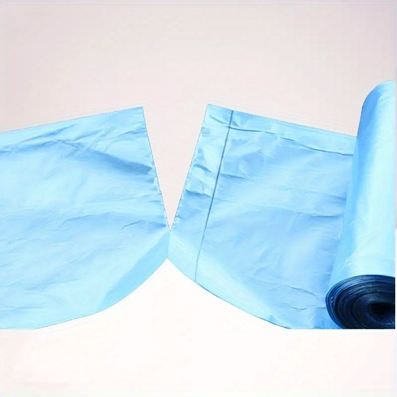 75 Pieces Kitchen Household Flat Mouth Garbage Bags Thickened Sorting Plastic Bags 5 Rolls