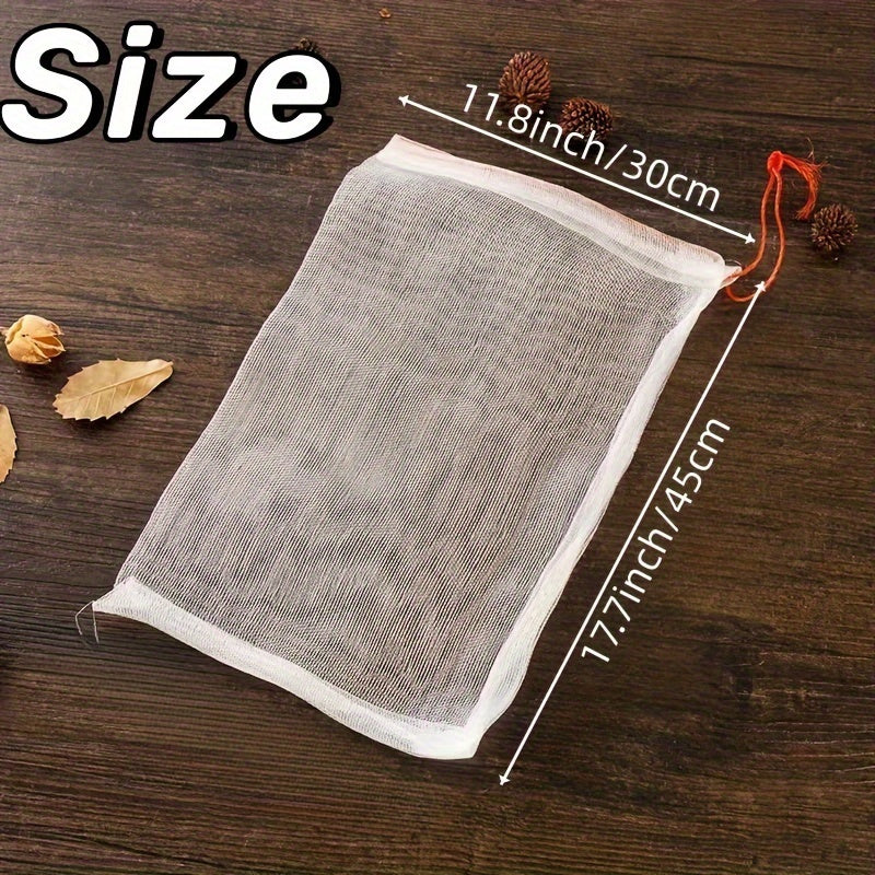 5 ta Naylon Tarmoq Quruq Sumkalar - Hasharotlardan Himoya Qiladi - Go'sht, Meva va Sabzavotlarni Saqlash Uchun Ideal - Oshxonada Havo Quruq qilish uchun Osib Qo'ying - Oziq-ovqat bilan Aloqa Qilmaslik Uchun Xavfsiz