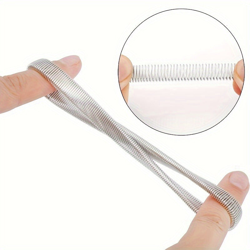 Set of 3 Metal Shirt Sleeve Holders with Elastic Garters for Men and Women