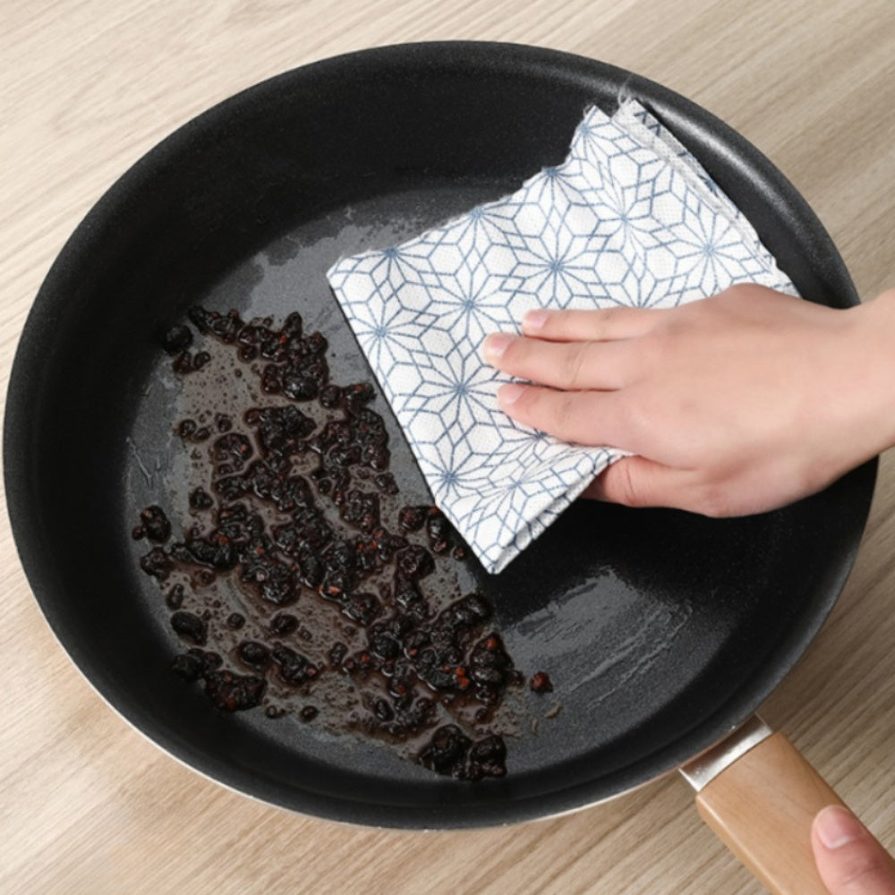 Polyamide Terrycloth Square Dish Cloths in Space Theme Fade-Resistant Disposable Pack of 1