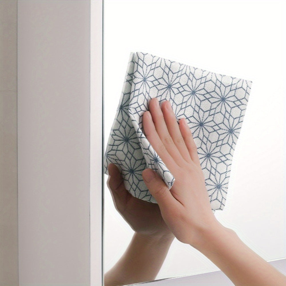 Polyamide Terrycloth Square Dish Cloths in Space Theme Fade-Resistant Disposable Pack of 1