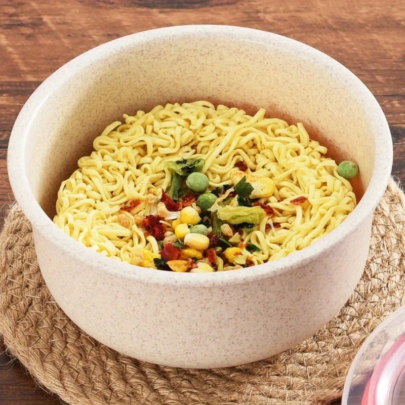 Cuenco de almacenamiento de alimentos transparente apto para microondas con tapa para frescura y regalo navideño