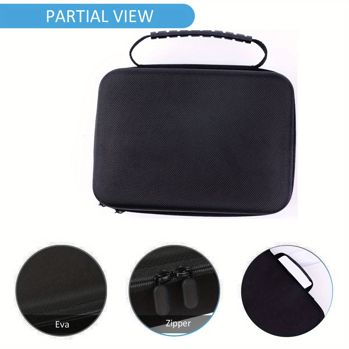 Hardshell EVA Protective Case for 25-Key USB MIDI Controllers Black