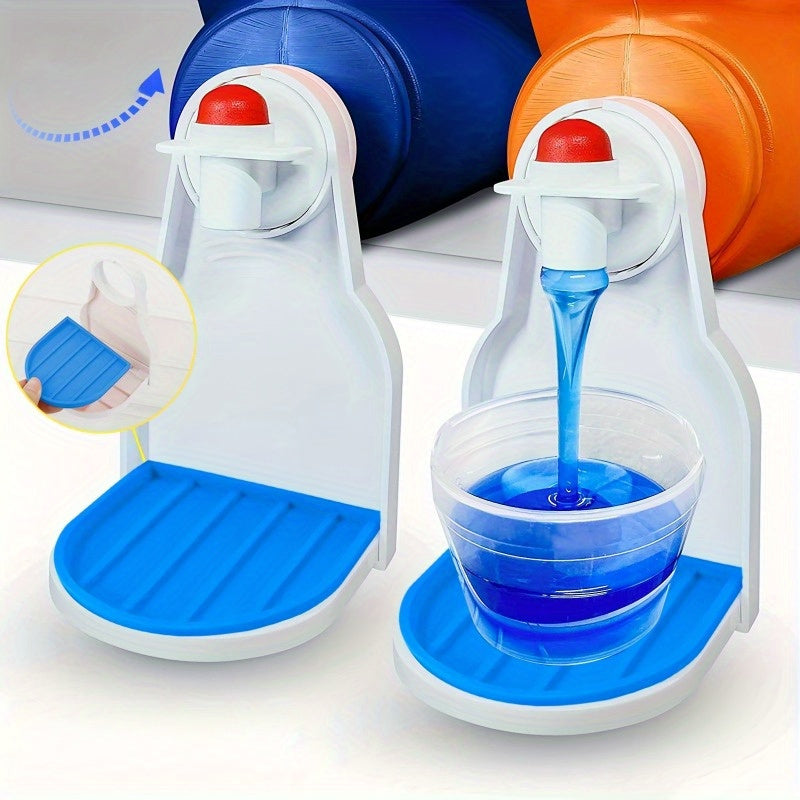 Large Capacity Silicone Laundry Detergent Cup Holder Spill-Proof Drip Catcher