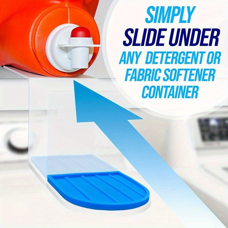Large Capacity Silicone Laundry Detergent Cup Holder Spill-Proof Drip Catcher