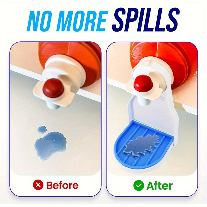 Large Capacity Silicone Laundry Detergent Cup Holder Spill-Proof Drip Catcher
