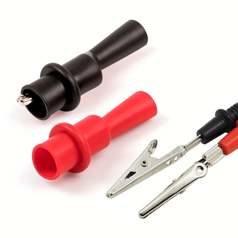 Crocodile Test Clip Double Insulated Silicone Rubber 2mm CAT III 1000V