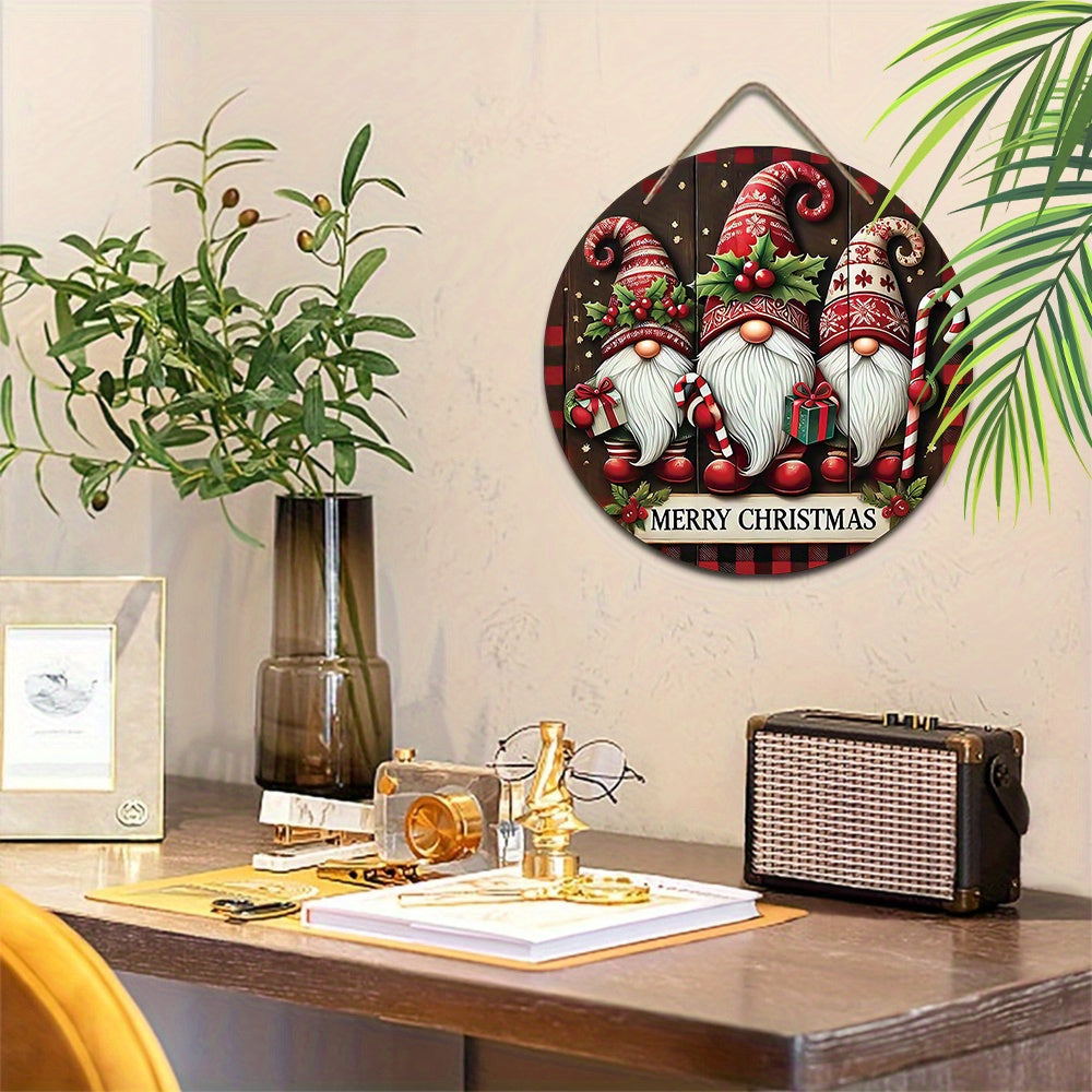 Corazón de Santa Claus de Navidad para decoración festiva