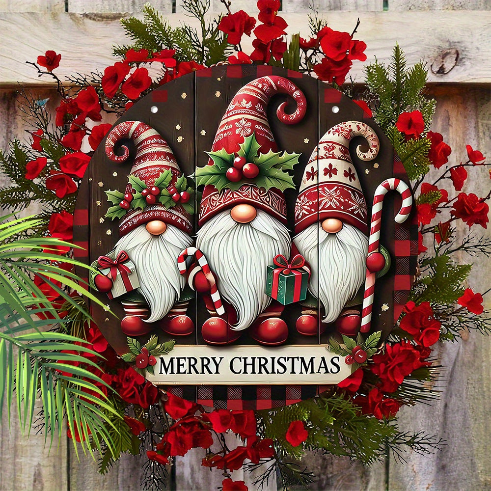 Christmas Santa Claus Wreath for Holiday Decoration