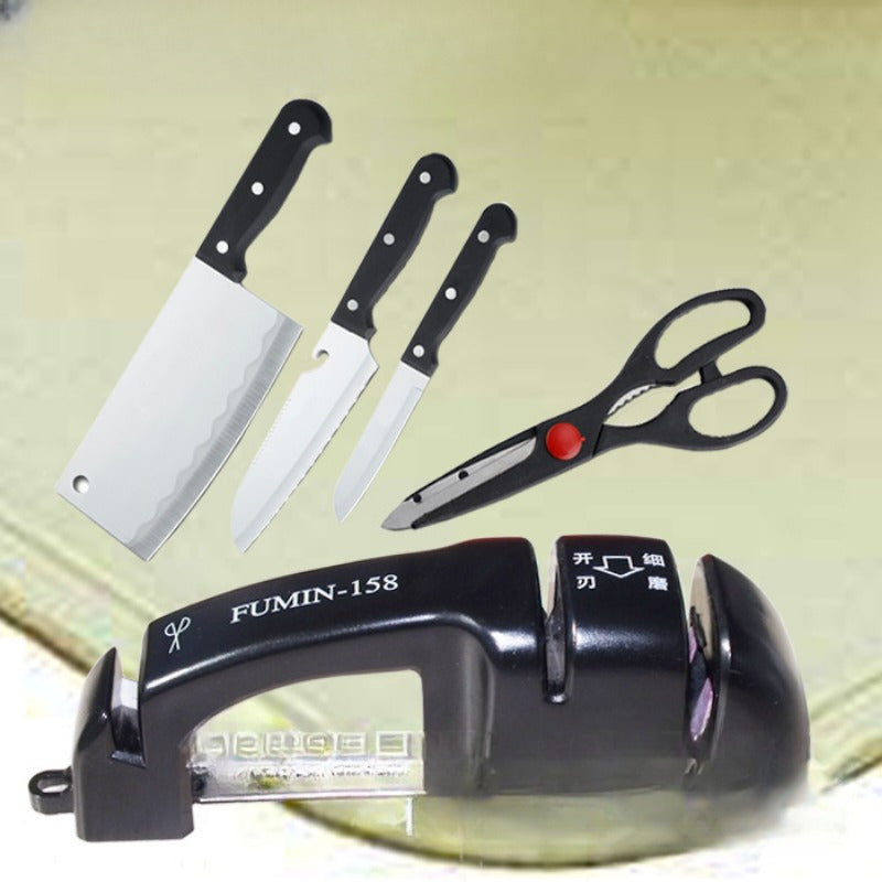 FUMIN-158 Qoʻllanma oshxona pichogʻini silliqlash qurilmasi, kundalik oshxona foydalanishi uchun olib tashlanadigan maydalash boshiga ega, bardoshli plastmassadan tayyorlangan.