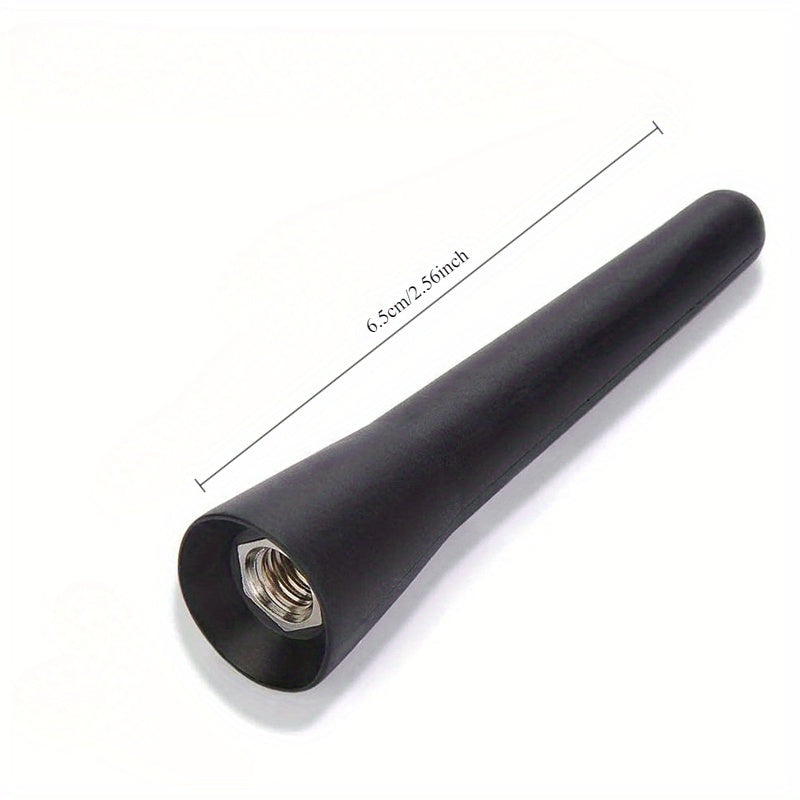 Black Car Antenna 6.5cm Durable Plastic Radio Signal Booster