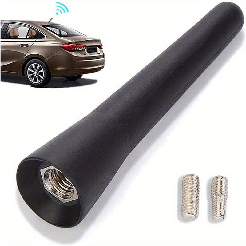 Black Car Antenna 6.5cm Durable Plastic Radio Signal Booster