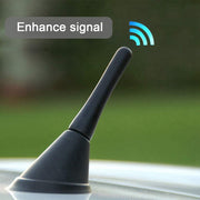 Black Car Antenna 6.5cm Durable Plastic Radio Signal Booster