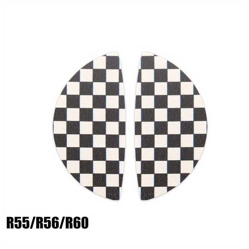 2 dona Avtomobil eshigi tutqichlari himoya qiluvchi stikerlar, qarishga qarshi decal'lar, Cooper S uchun