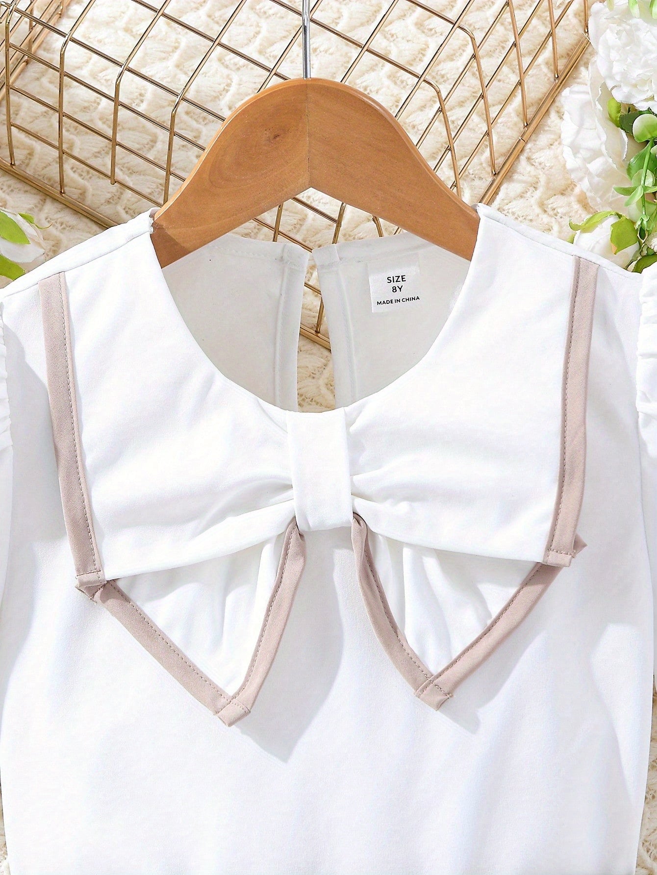 Девочкиная длинная рубашка с длинным рукавом и плиссированная юбка в комплекте для прогулок на свежем воздухе, весна и осень