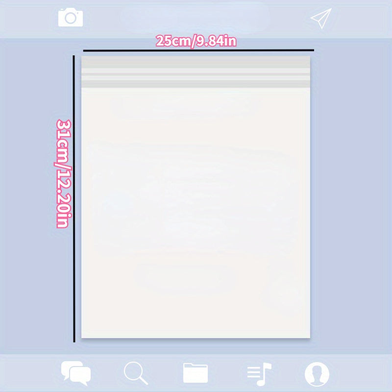 Set of 10 Mini Adhesive Trash Bags for Car Office Home with Cartoon Designs