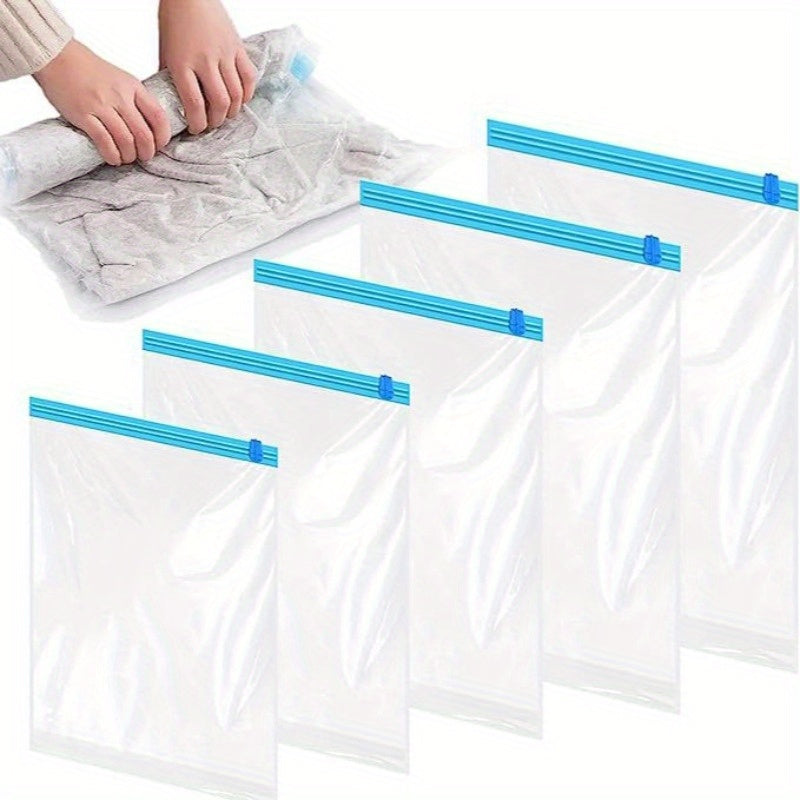 Set of 3 Space-Saving Compression Packing Bags for Travel and Home Storage