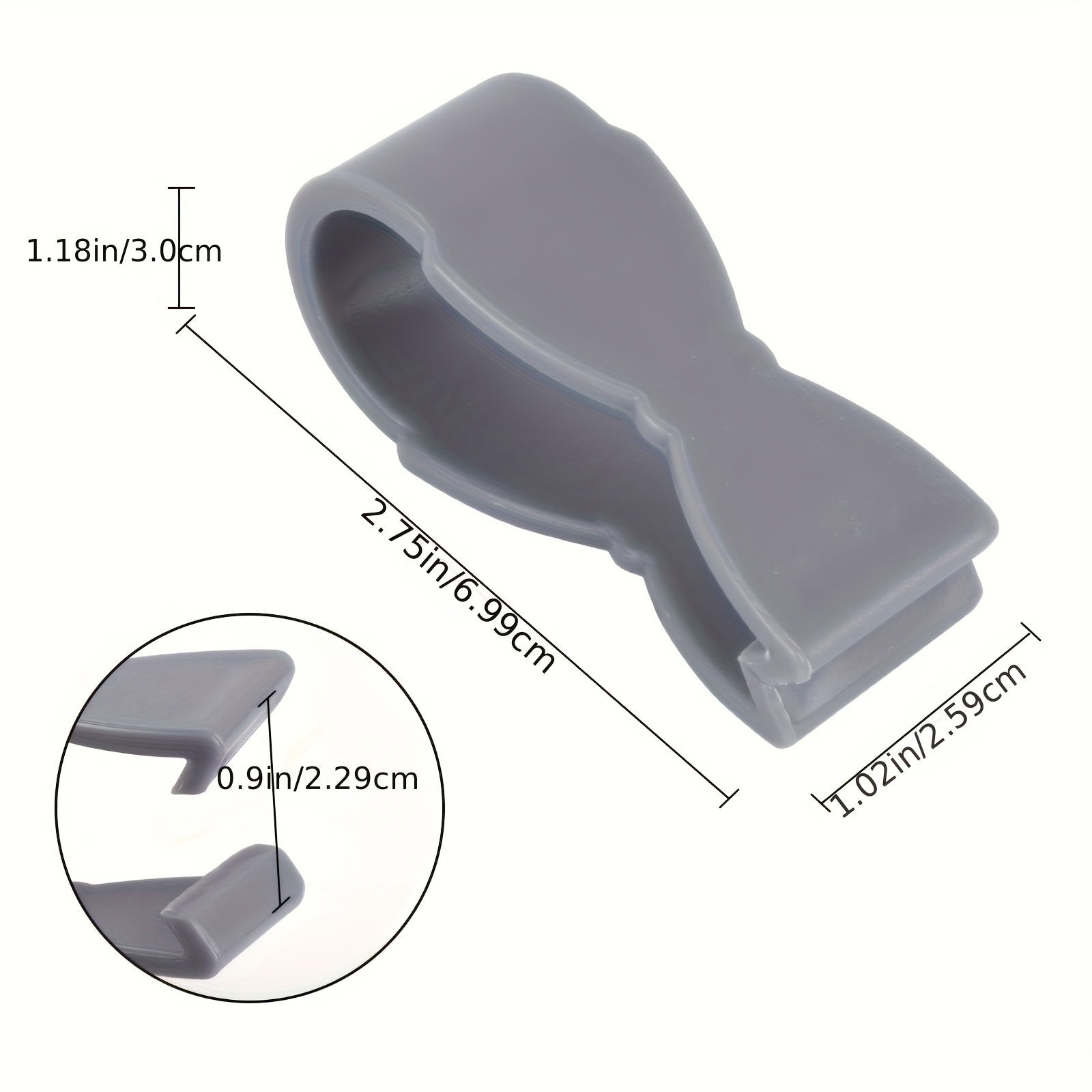 Juego de 4 clips de toalla de pared antideslizantes para baño y cocina multiusos