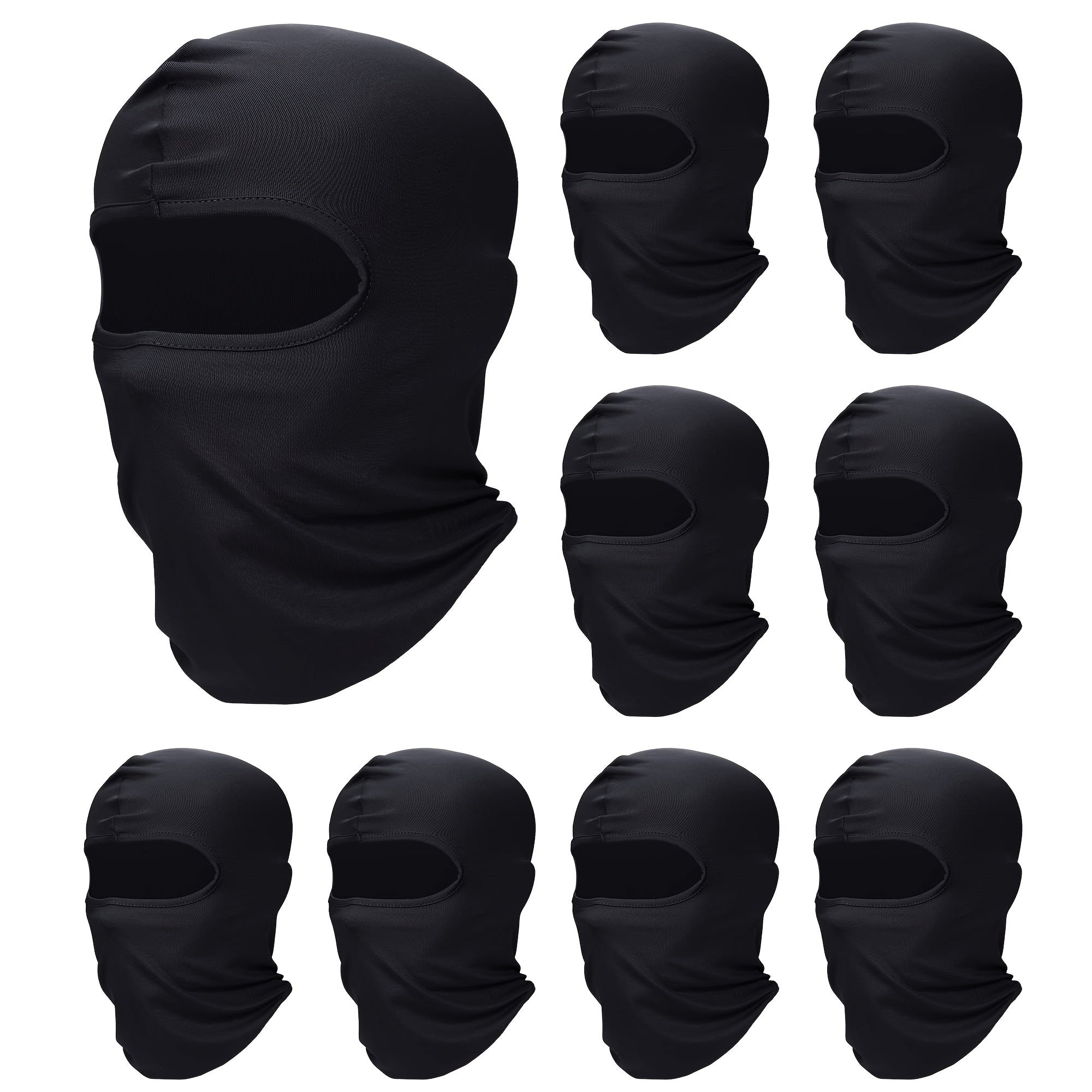 Women's Ski Face Mask 9-Piece UV Protection Full Coverage Outdoor Sports