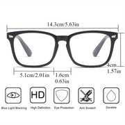 Очки для блокировки синего света для компьютера и игр с защитным чехлом