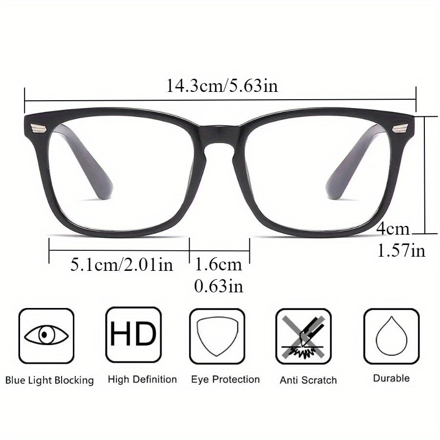 Blue Light Blocking Glasses for Computer and Gaming with Protective Case