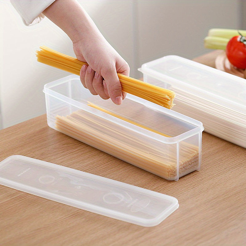 Airtight Pasta Storage Container with Lid BPA-Free Plastic for Spaghetti and Noodles
