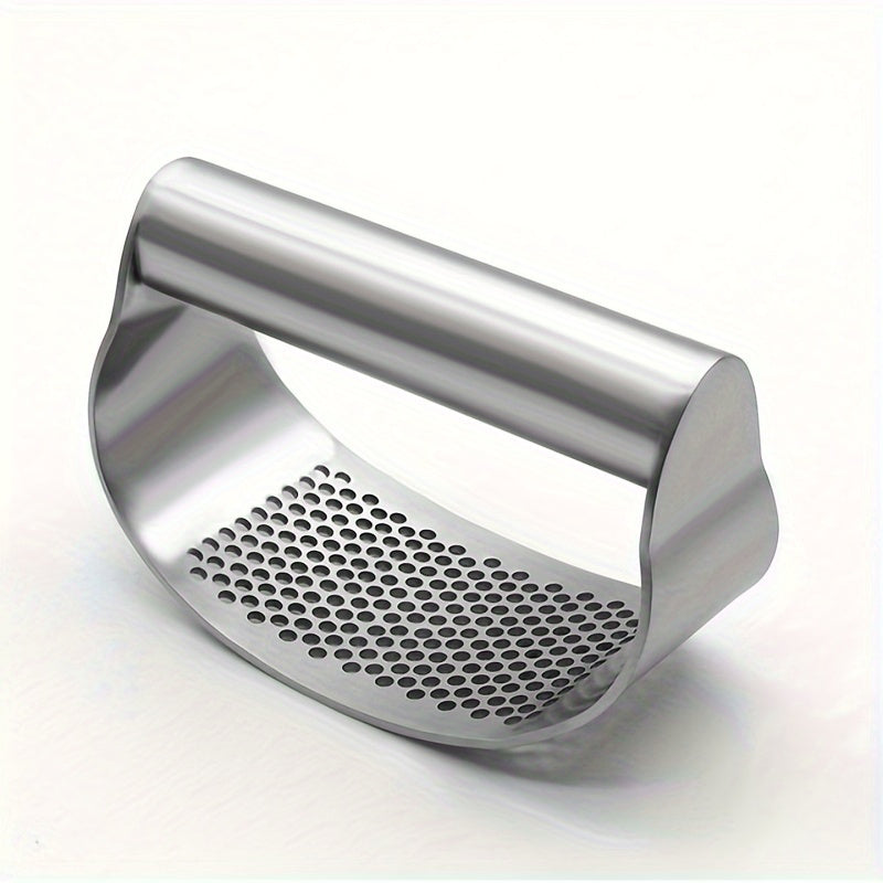 Stainless Steel Garlic Press Rocker Mincer Kitchen Chopper and Masher