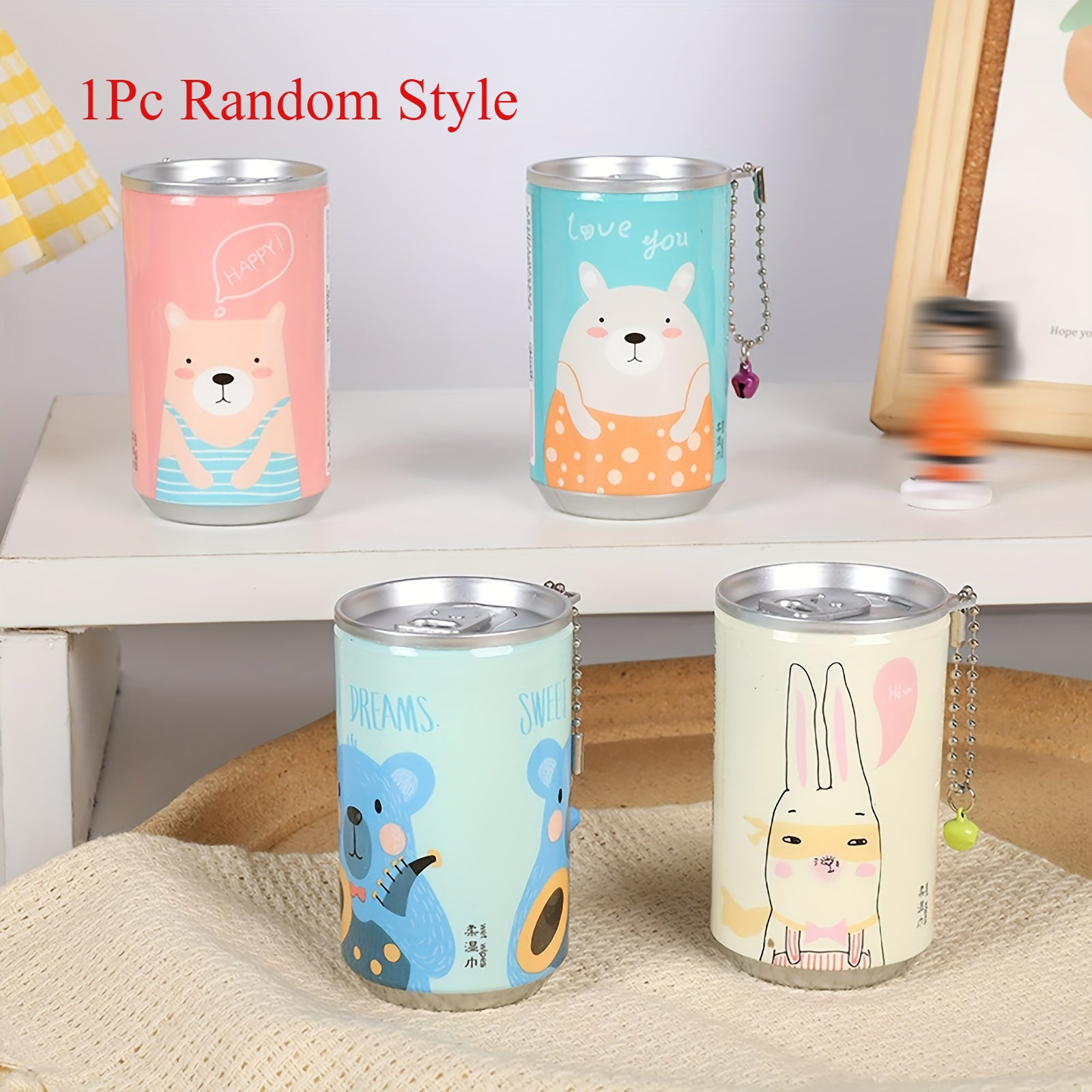 Милые мультяшные графические портативные влажные салфетки в мини-контейнере, 30 штук, одноразовые дорожные чистящие полотенца для детей и взрослых