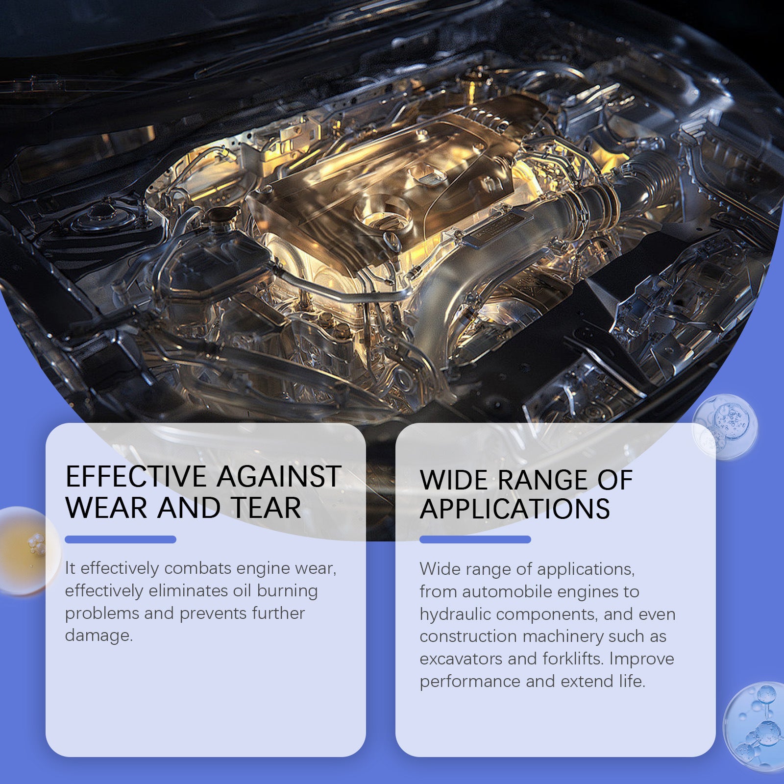 Добавка для удаления углерода и ремонта двигателя, масло для бензиновых двигателей, 100 мл