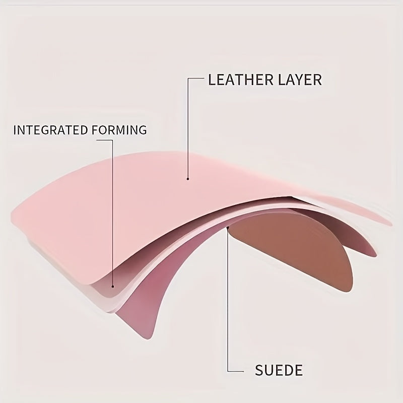 Black PVC Desk Mat Non-Slip Large Office Computer Mouse Pad