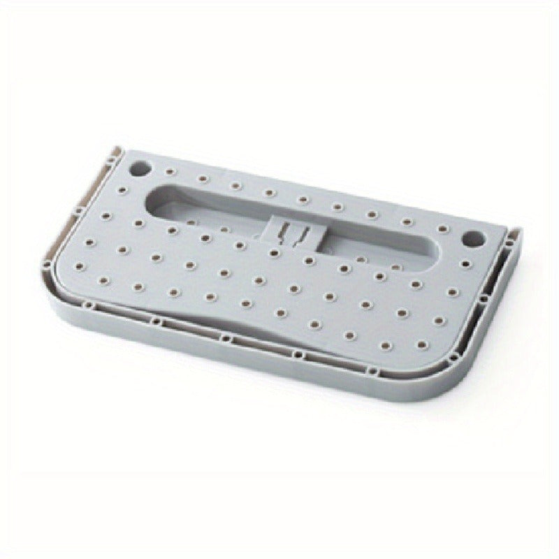 Wall-Mounted Foldable Shoe Rack with Suction Cups for Slippers Storage