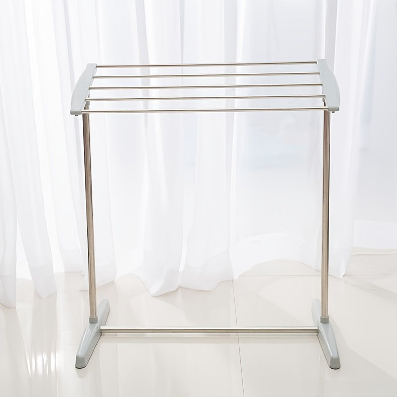Estante de secado independiente de acero inoxidable para toallas, calcetines y ropa interior