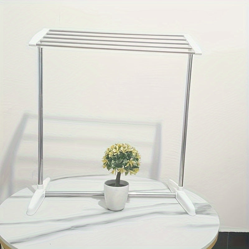 Estante de secado independiente de acero inoxidable para toallas, calcetines y ropa interior